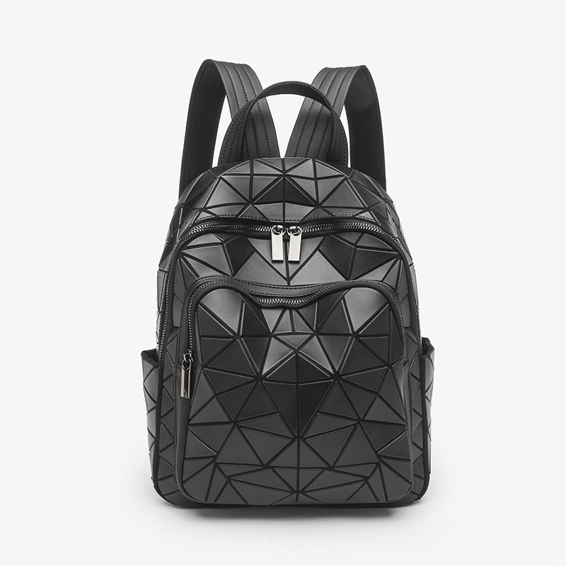 Geometric Diamond Fashion Large Capacity Computer Backpacks