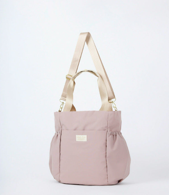 Women's Style Waterproof Lightweight Nylon Fresh Color Shoulder Bags