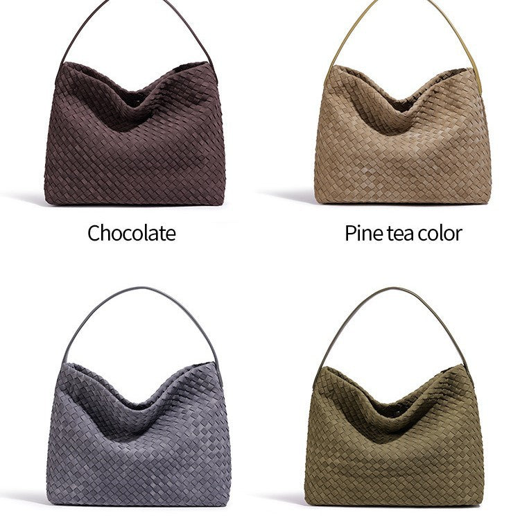 Women's Knitting Capacity Underarm Cross Body Crossbody Bags