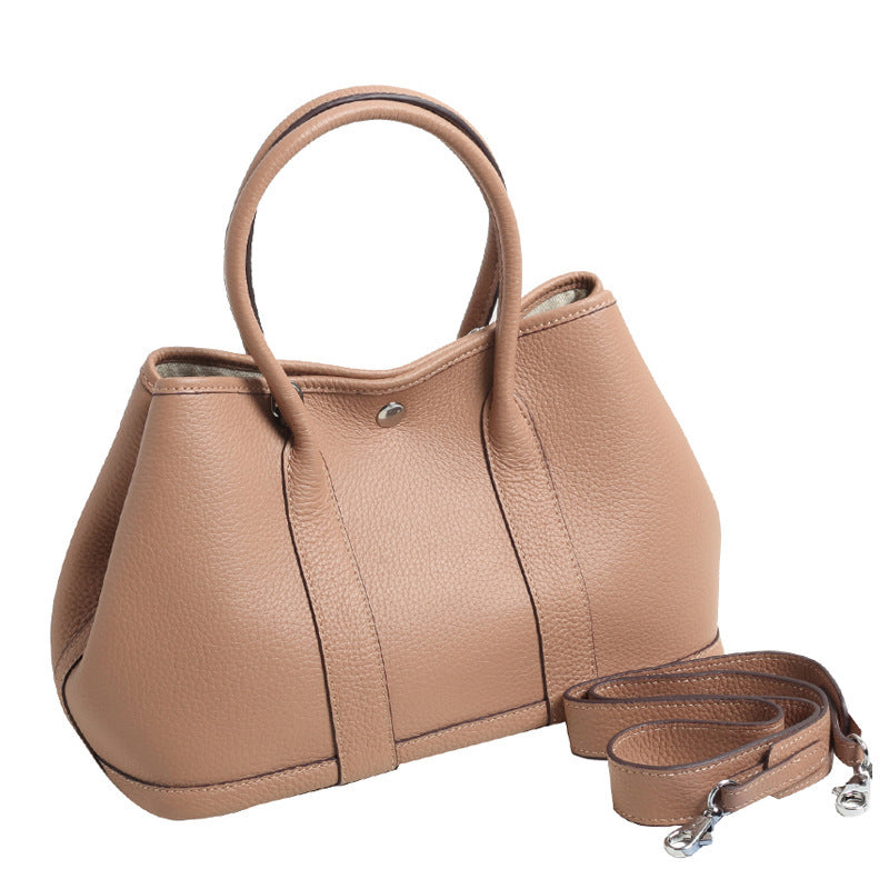 Women's Pattern First Layer Cowhide Genuine Leather Handbags