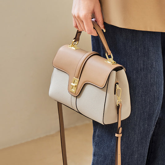 Women's Female Lady Mom Gift Genuine Leather Handbags