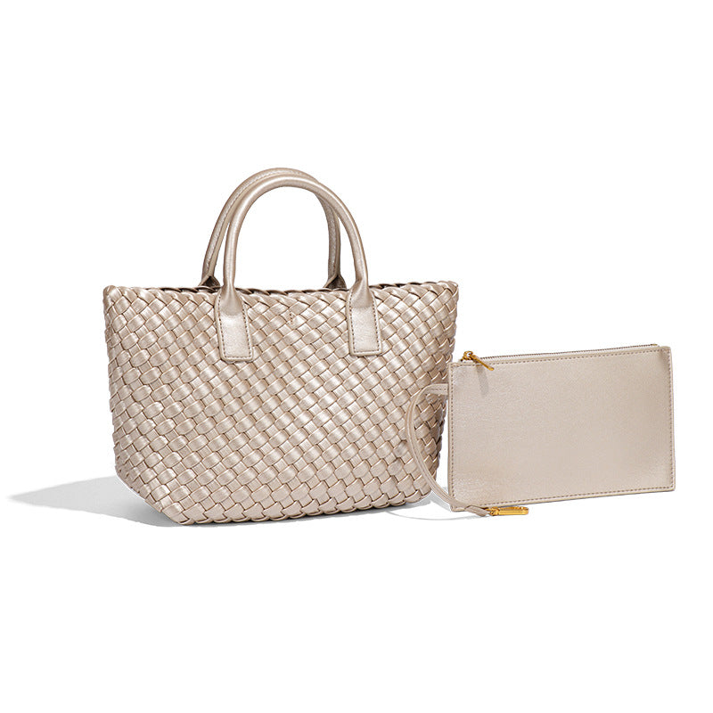 Women's Woven Vegetable Basket Portable Trendy Wild Niche Shoulder Bags