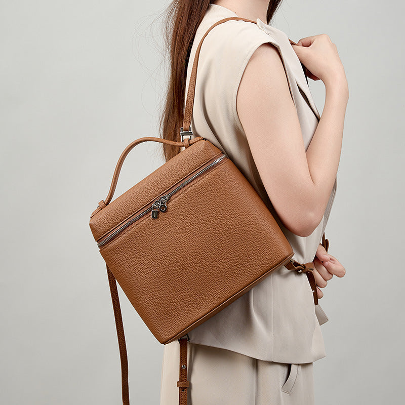 Elegant New High Quality Leather Commuter Backpacks