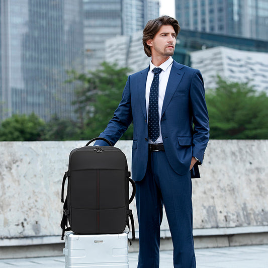Men's Business Large Capacity Expansion Compression Backpacks