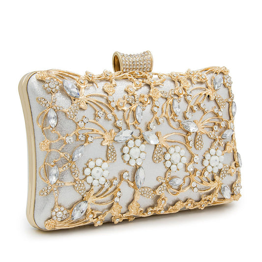 Women's Colorful Moon Hand Hollow Will Be Banquet Evening Bags