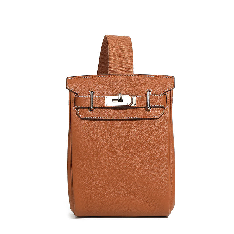 Classy Cowhide Kelly Unisex Fashion Genuine Crossbody Bags