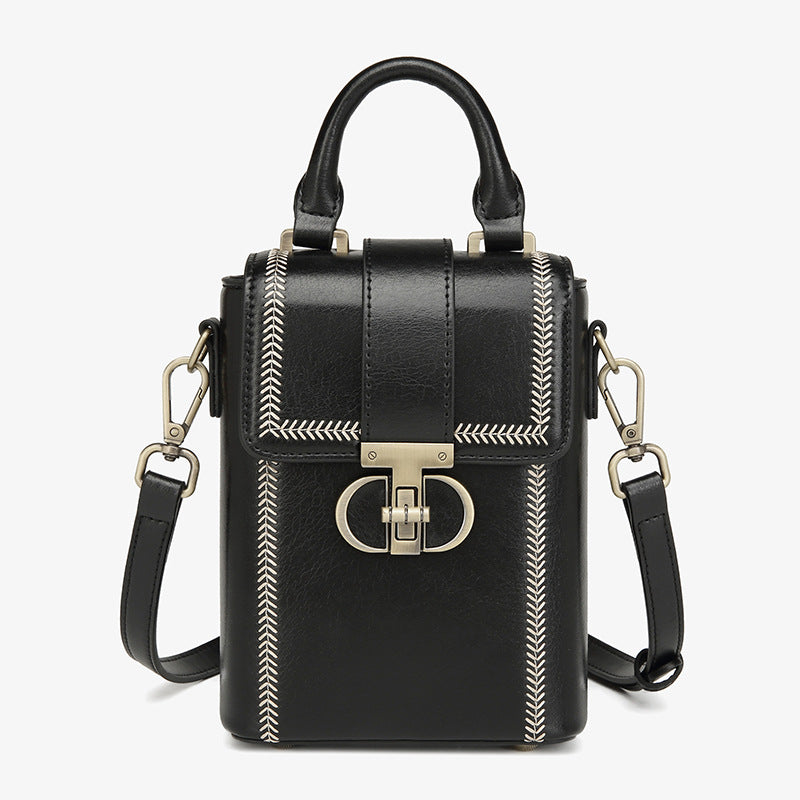 Women's Leather High-grade Retro Versatile Niche Crossbody Bags
