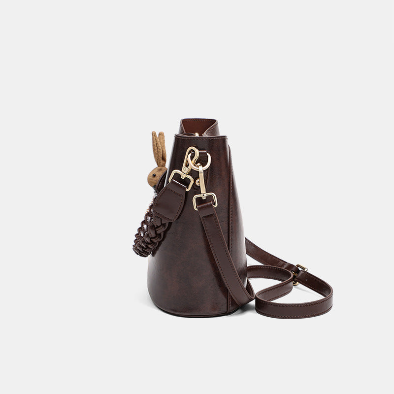 Women's Genuine Leather High Sense Retro Fashion Bags