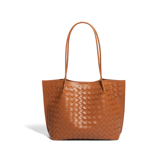Large Capacity Portable Hand-woven Retro Trendy Shoulder Bags