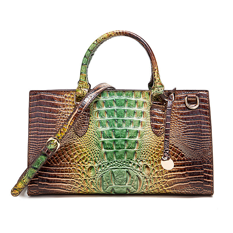 Women's Fashion Portable Retro Pattern Brahmin Handbags