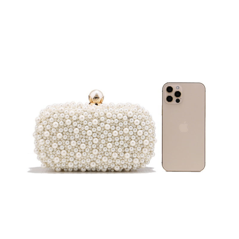 Pearl Dinner Banquet Clutch Handmade Dress Evening Bags