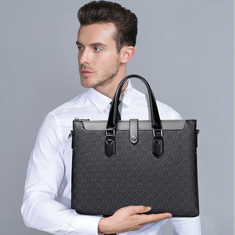 Men's Stylish Glamorous Business Computer File Men's Handbags