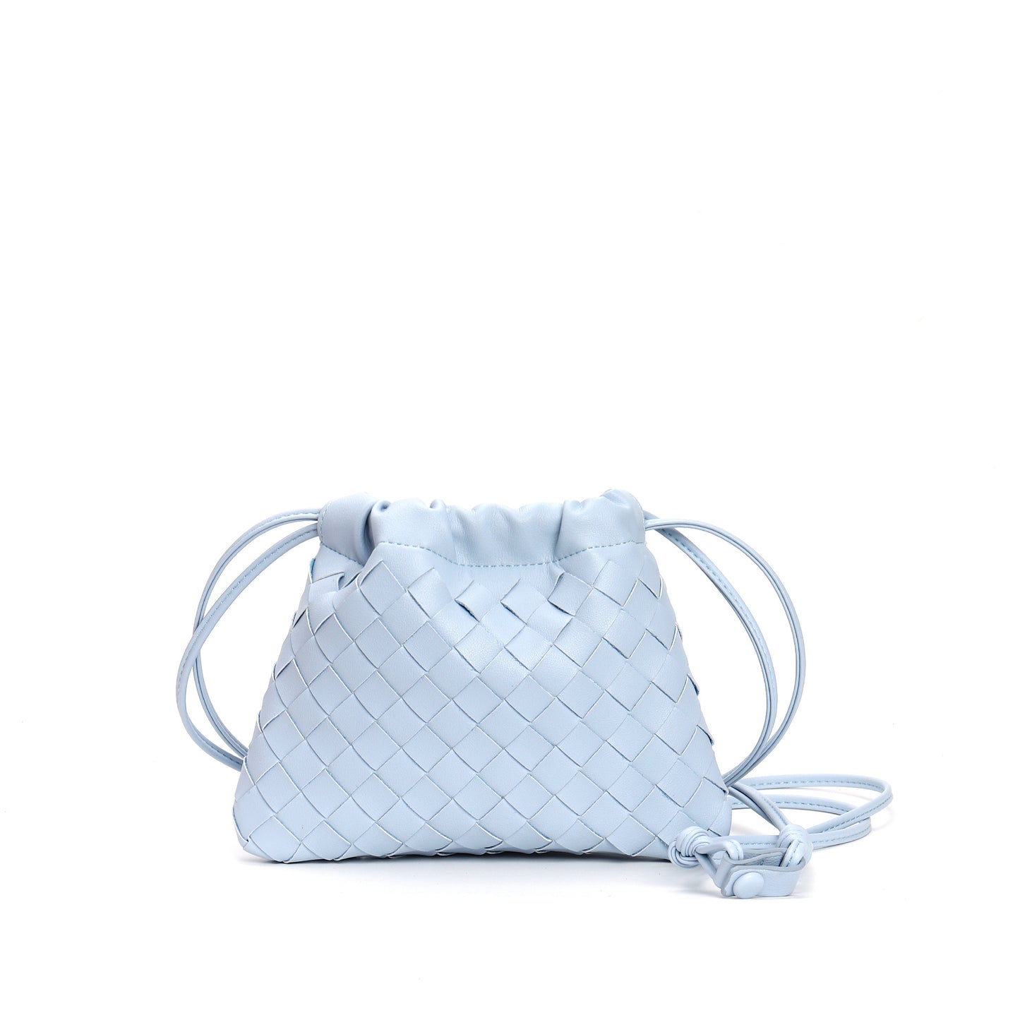 Women's Woven Dumpling Design Lucky Cloud Crossbody Bags