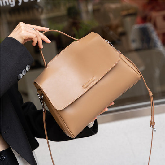 Women's Soft Cowhide Portable High-grade Leather Shoulder Bags