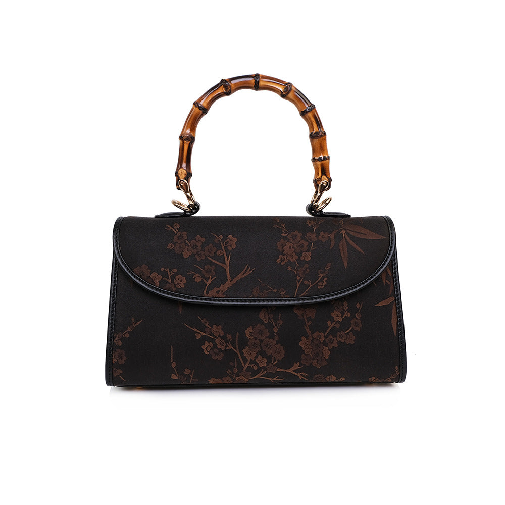 Women's Yarn National Style Mother Bamboo Crossbody Bags