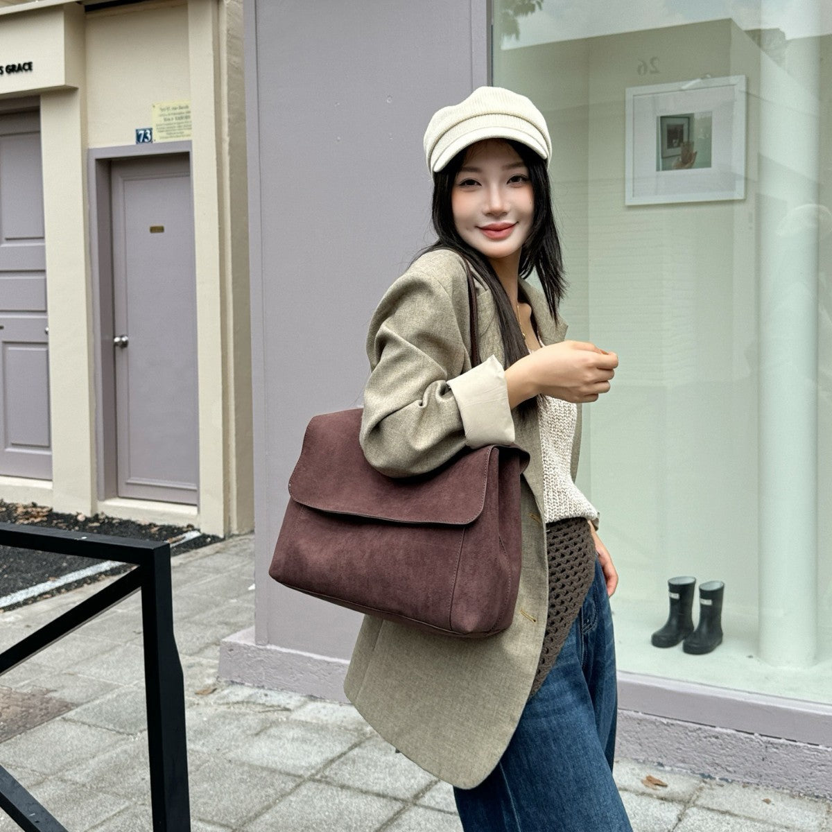 Classy Women's Large Capacity High-grade Commuter Tote Bags