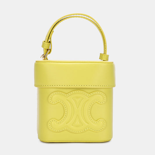 Women's Arc Portable Box Texture Lunch Fashion Shoulder Bags