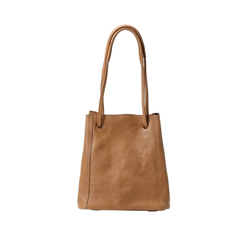 Leather Niche Retro Commuter Large Capacity Armpit Bags