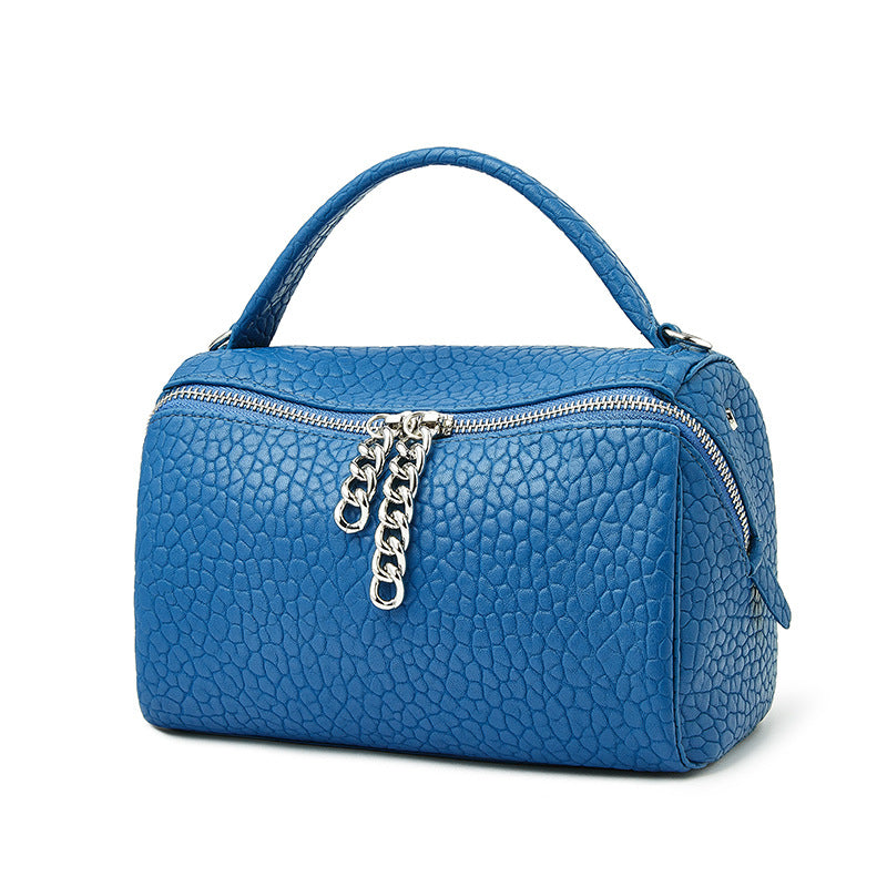 Women's Strictly Selected Retro Boston Genuine Leather Crossbody Bags