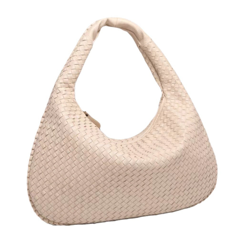 Women's Crescent Hand-woven Portable Dumpling Fashion Style Bags