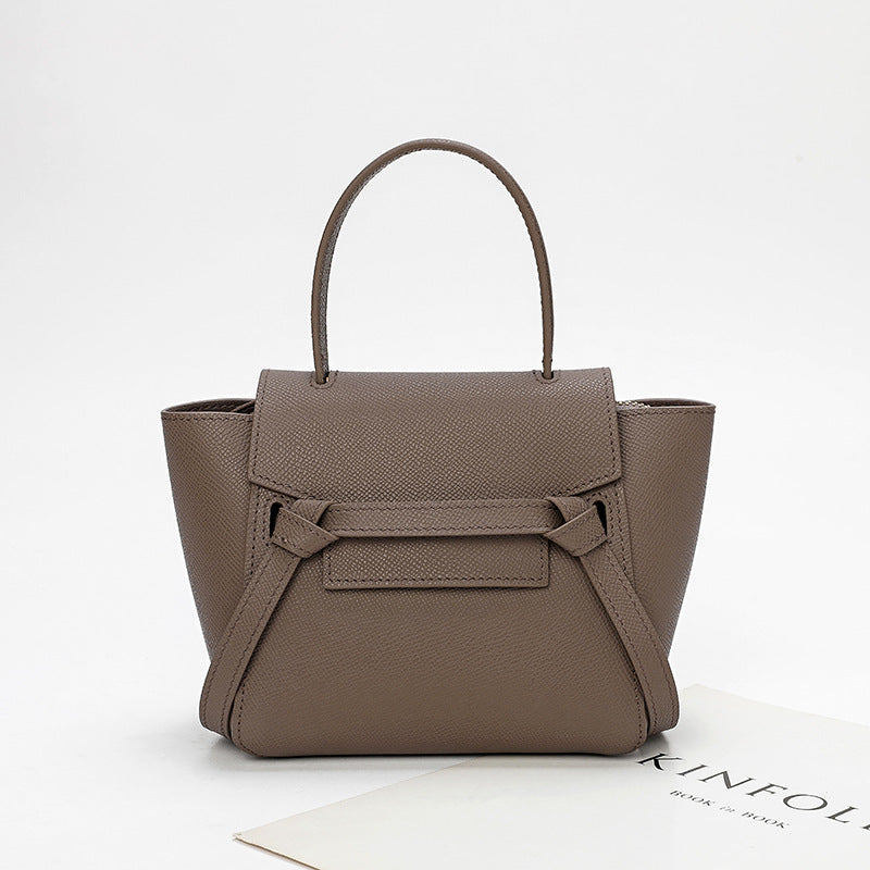 Women's Genuine Leather Catfish Yao Chen Smiling Crossbody Bags