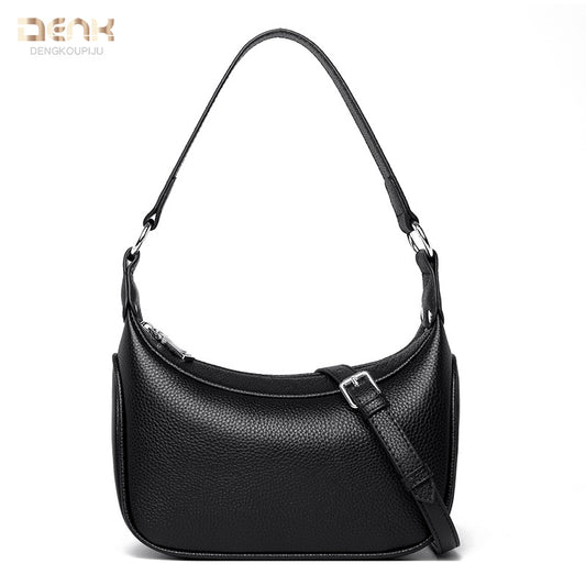 Women's Genuine Leather Niche Underarm High-grade First Shoulder Bags