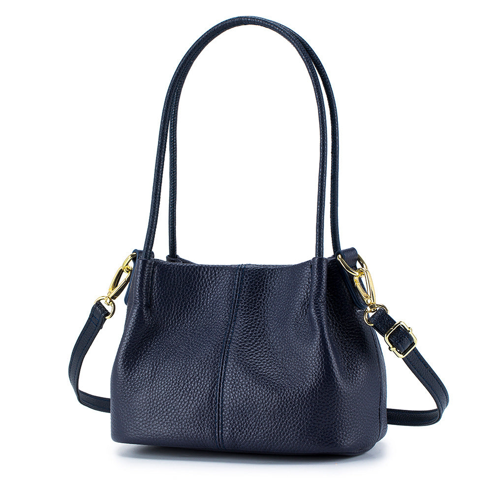 Women's Fashion Portable Genuine Leather Design Large Crossbody Bags