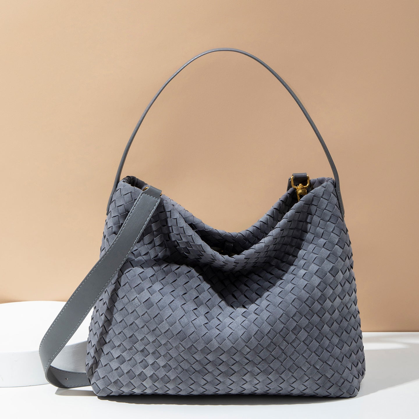 Women's Knitting Capacity Underarm Cross Body Crossbody Bags