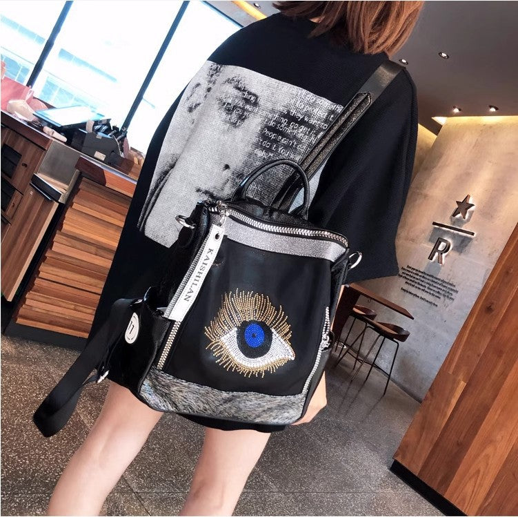 Women's Rhinestone Fashion Trendy High-grade Western Style Backpacks