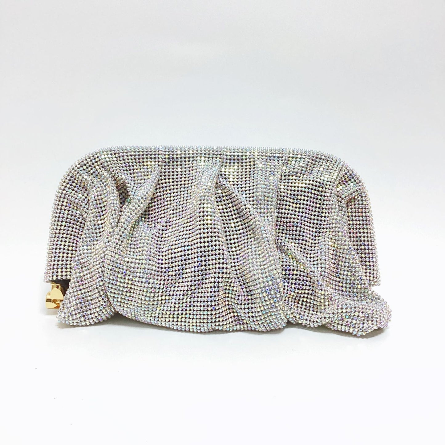Women's Shiny Diamond Cloud Dumpling Dinner Rhinestone Crossbody Bags