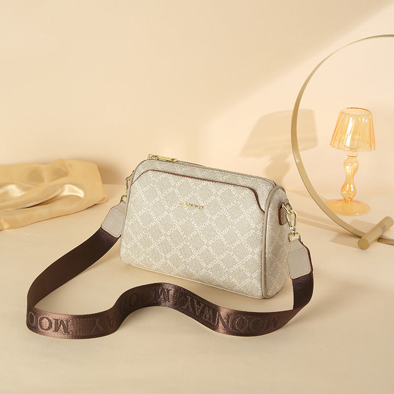 Women's Retro Fashion Easy Matching Pillow Large Crossbody Bags