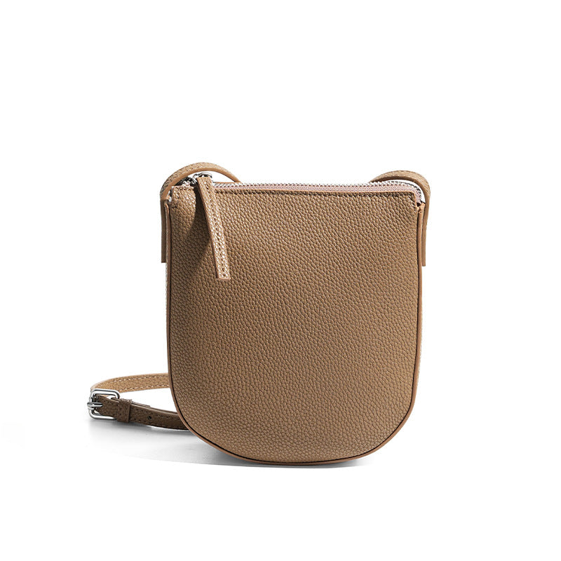Leather Large Capacity Korean Style Mobile Crossbody Bags