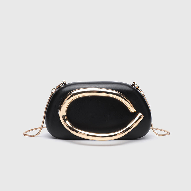 Classic Unique Women's Gilding Chain Letter Shoulder Bags