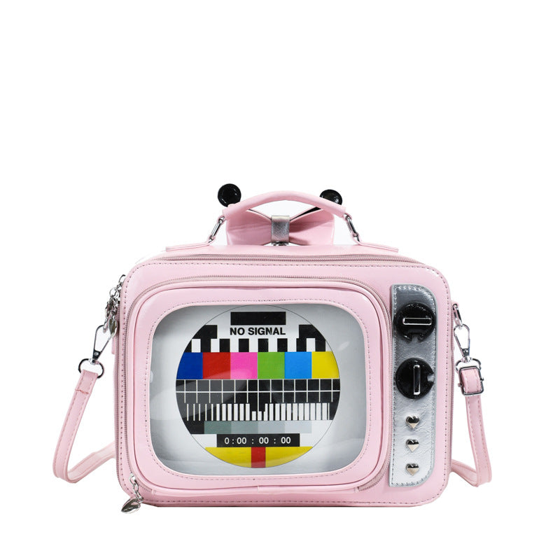Tv Cartoon Snacks Antenna Bow Detachable Backpacks