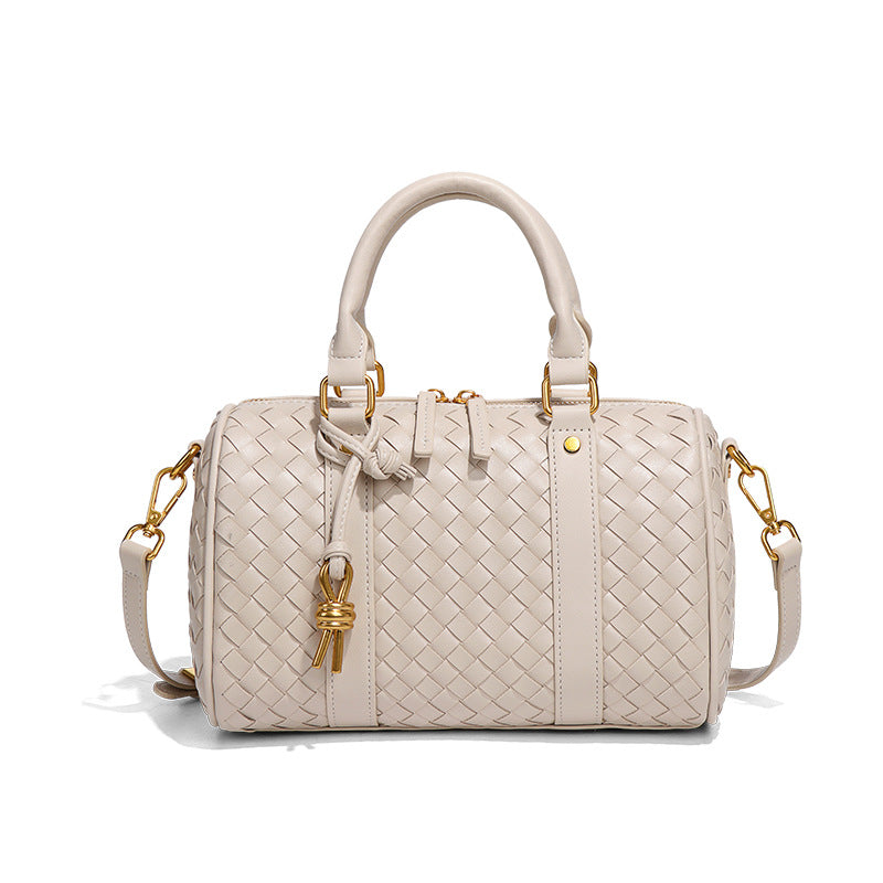 Women's Personalized High-grade Retro Practical Handmade Woven Handbags