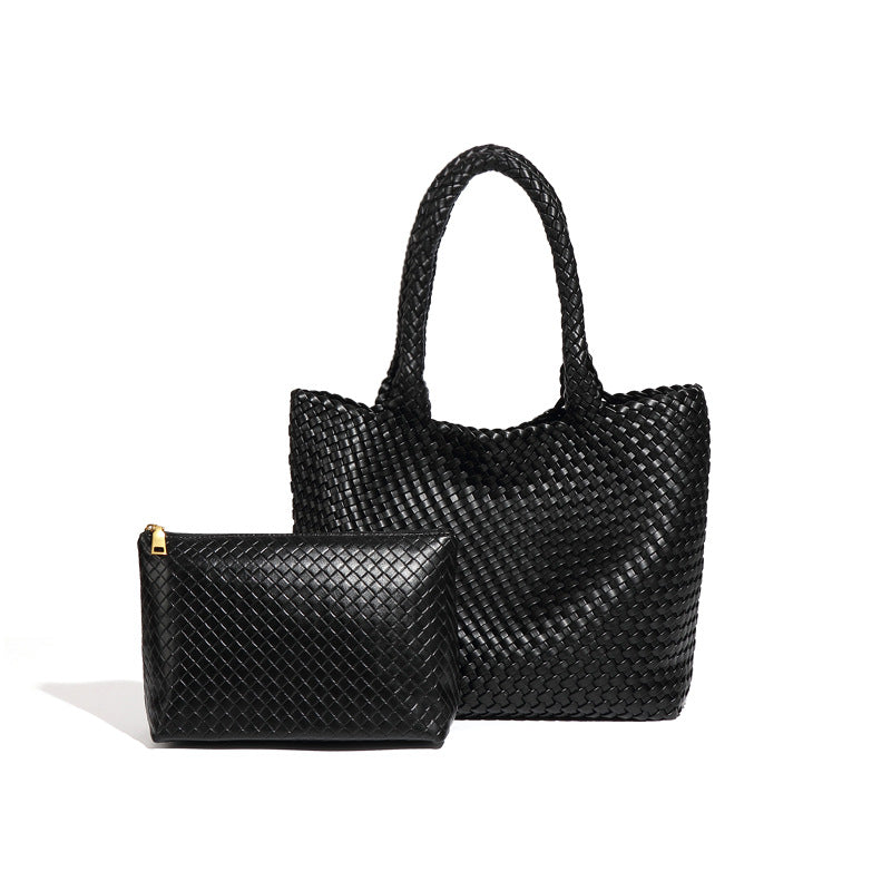 Women's Hand-woven Large Capacity Totes Summer Fashion Shoulder Bags