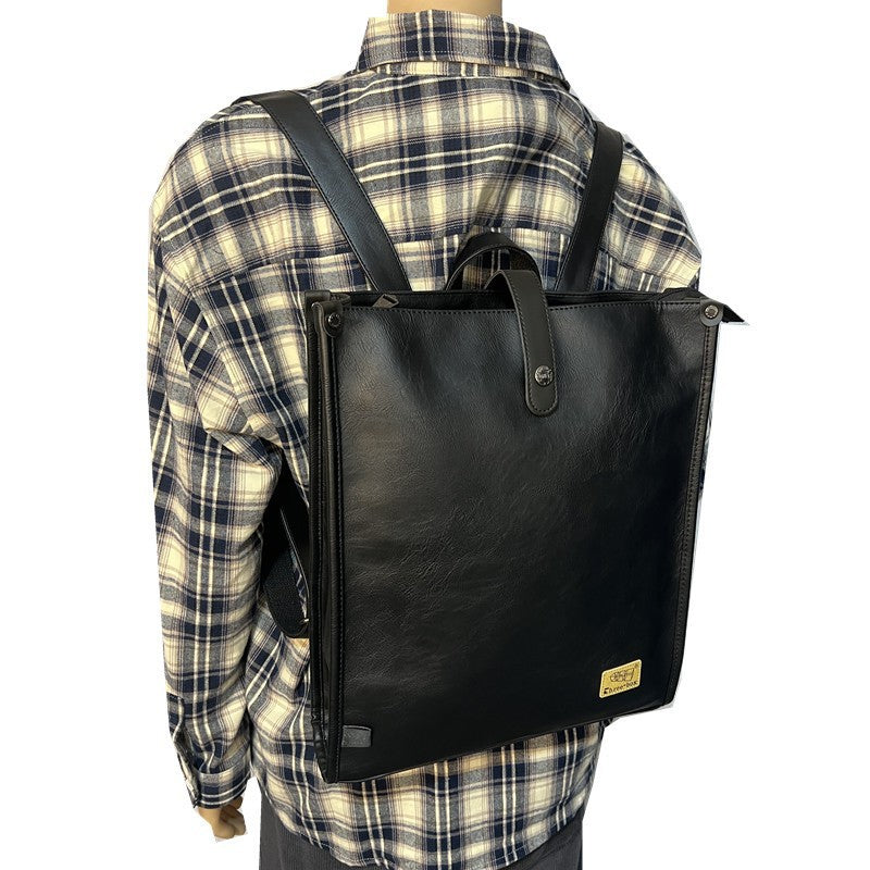 Women's & Men's & University Style Simple Business Portable Backpacks