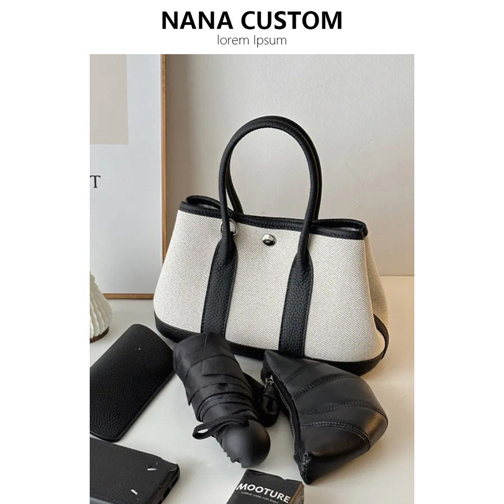 Women's High-grade Portable Canvas Large Capacity Tote Bags