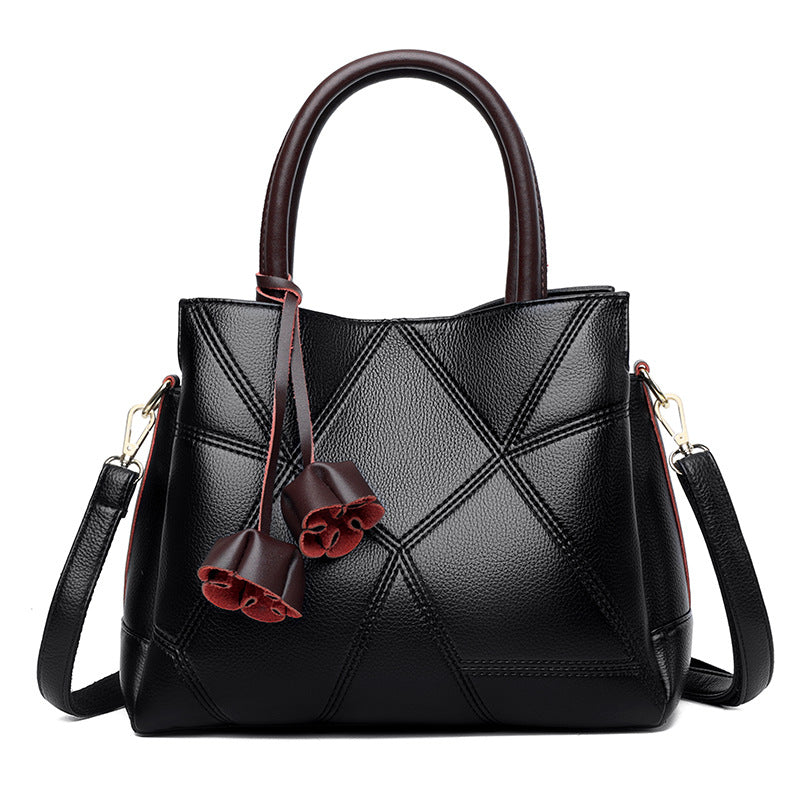 Women's Comfortable Tassel Flowers Large Capacity Handbags
