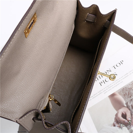 Leather Trendy Advanced Texture Portable Second Handbags