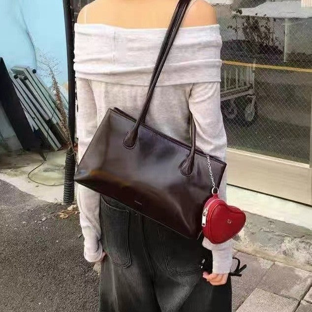 Korean Style Long Large Capacity Totes Shoulder Bags