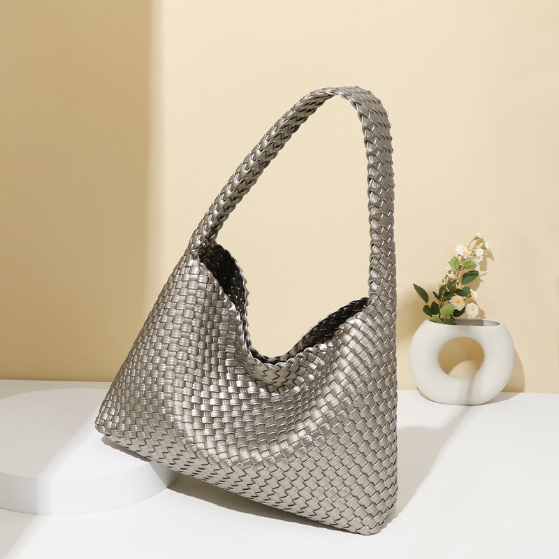 Women's Large Capacity Underarm Metal Sense Easy Shoulder Bags