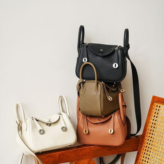 Women's Lindy Doctor Genuine Leather Mini Pillow Handbags