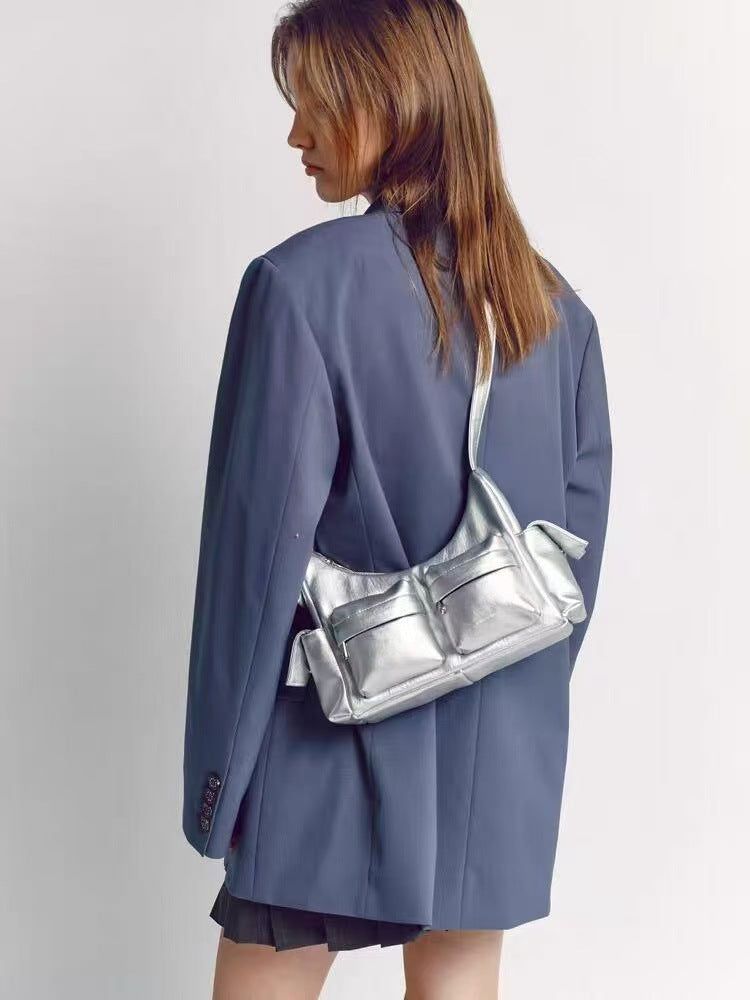 Charming Niche Saddle Song Yu Cui Crossbody Bags