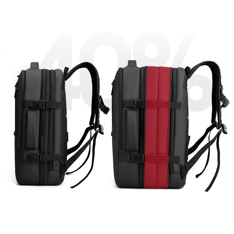 Men's Waterproof Rucksack Business Large Capacity Expansion Laptop Bags