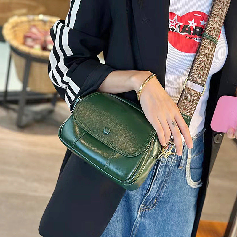 Women's Trendy Large Capacity Shell First Layer Shoulder Bags