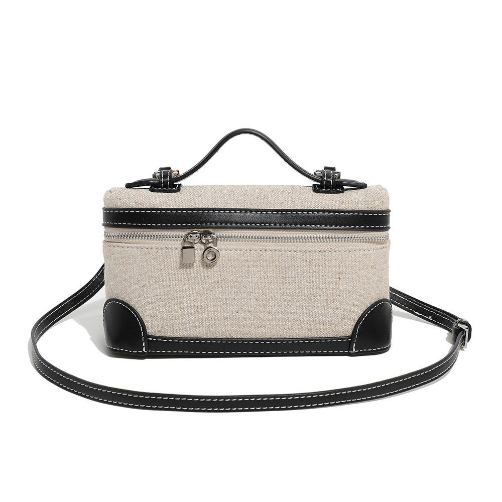 Women's Canvas Lunch Box Fashion Portable Shoulder Bags
