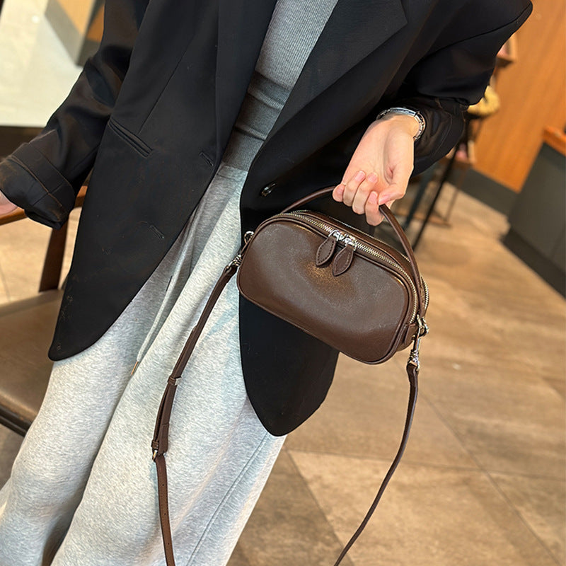 Women's Simple Fashion High-grade Genuine Leather Handbags