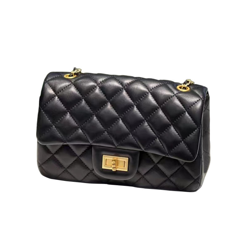Women's Genuine Leather Trendy Summer Golden Ball Fat Crossbody Bags