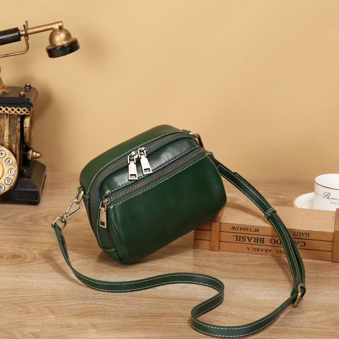 Fashion Women's Cowhide Genuine Leather Niche Bags